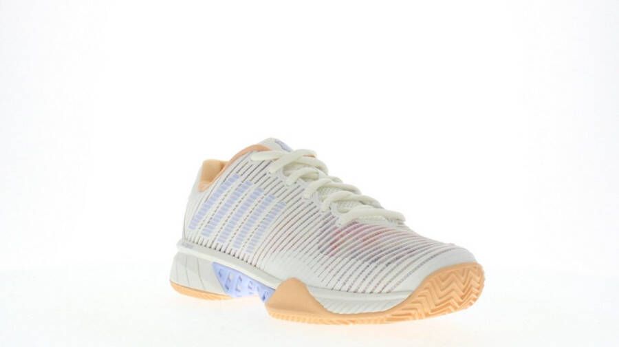 K-Swiss hypercourt express 2 hb Gravel tennis schoen dames Wit-Multicolour