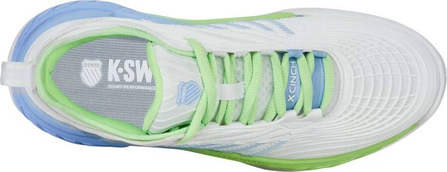 K-Swiss hypercourt supreme 2 clay Tennisschoenen gravel dames Wit-Blauw