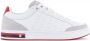 K-Swiss Court Block Herren Sneakers Sportschoenen Schoenen Leer Wit 07411-113-M - Thumbnail 3