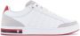 K-Swiss Court Block Herren Sneakers Sportschoenen Schoenen Leer Wit 07411-113-M - Thumbnail 4