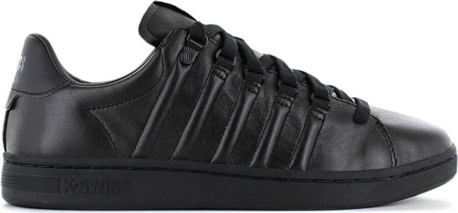 K-Swiss Lozan Leather 2 II Triple Black Heren Sneakers Schoenen Leer Zwart 07943-904-M