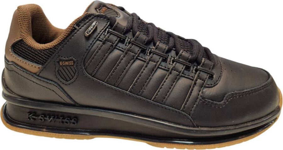 K-Swiss Rinzler GT Black Teak Gum M Heren Sneakers Zwart