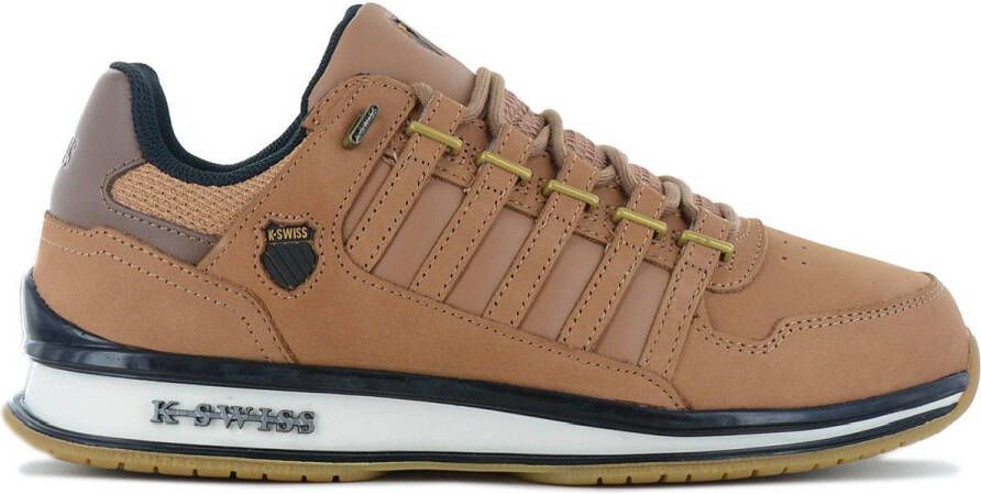 K-Swiss RINZLER GT Heren Sneakers Schoenen Leer Bruin 08907-298-M