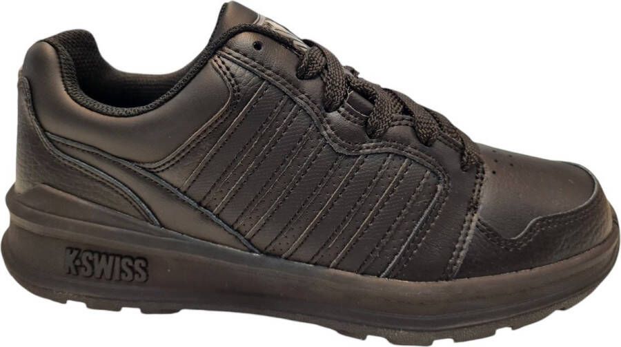 K-Swiss Rival Trainer BLK SMKD M Heren Sneakers Zwart