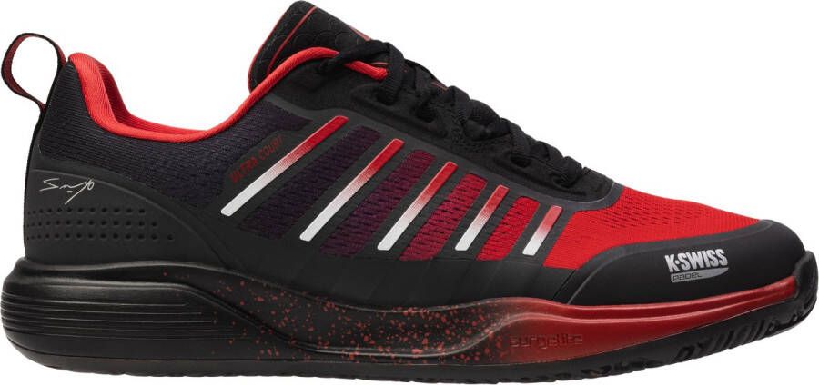 K-Swiss Ultra Court Padel Heren Padelschoen Rood|Zwart|Wit