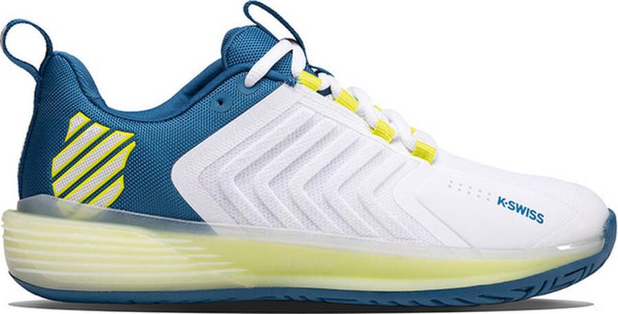 K-Swiss Ultrashot 3 Heren Sportschoenen Tennis Smashcourt White Blue