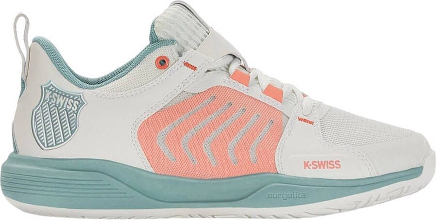 K-Swiss Ultrashot Team White Blue Pink (1-2 dagen levertijd)