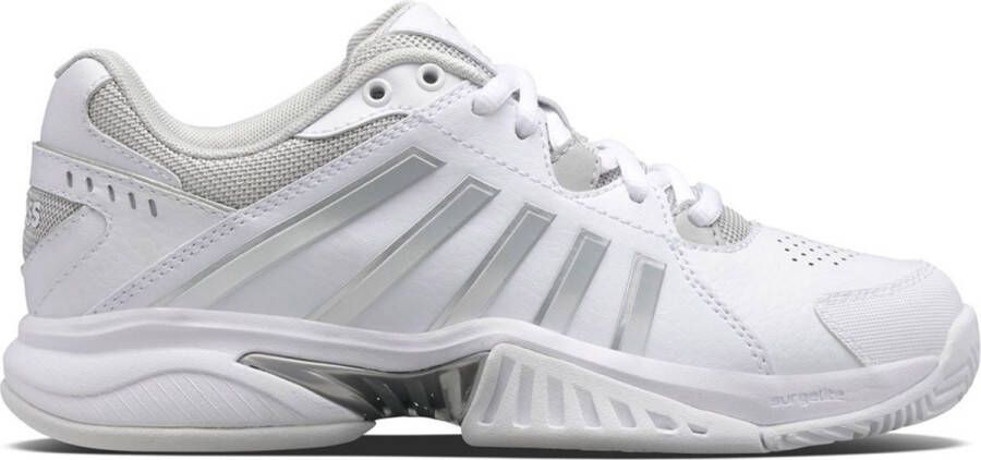 K-Swiss Receiver V Dames Sportschoenen Tennis Smashcourt White Silver