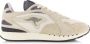 Kangaroos Coil R3 Sand Grey Beige Mesh Lage sneakers Unisex - Thumbnail 1