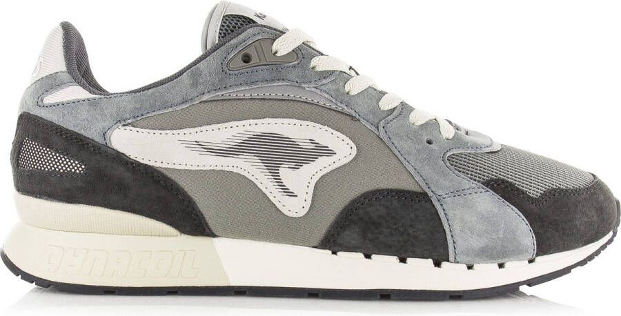 Kangaroos Coil R3 Ultimate Grijs Suede Lage sneakers Heren