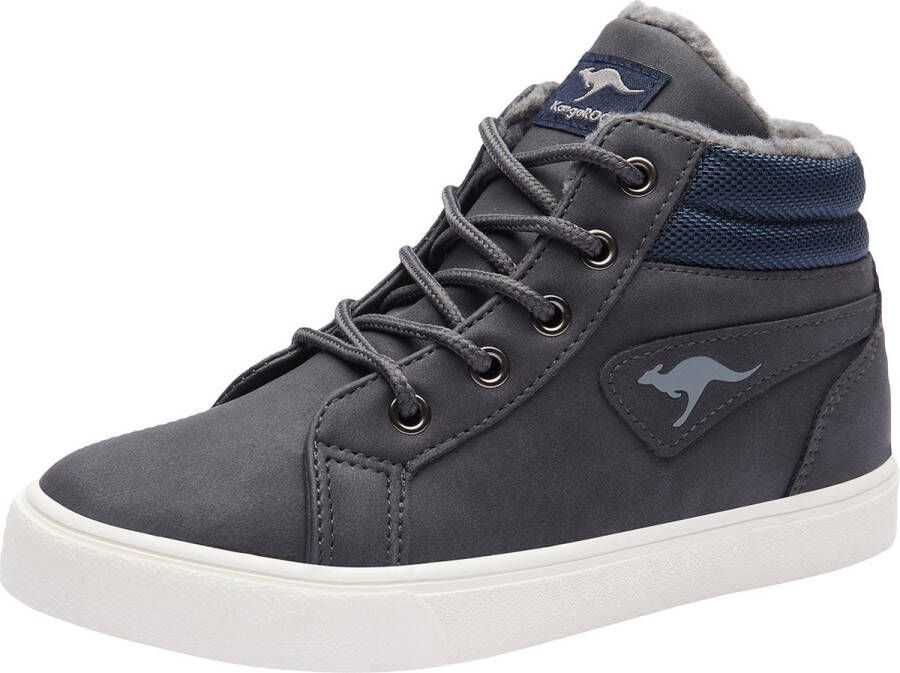 KangaROOS Kavu X high-top kindersneaker unisex marine gevoerde winterschoenen