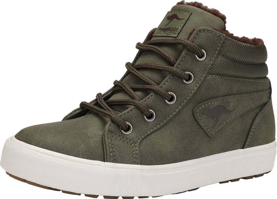 KangaROOS Kavu X high-top kindersneaker unisex marine gevoerde winterschoenen