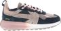 Kaotiko Detroit Faded Woman Sneakers Leren Sneaker Dames Multi - Thumbnail 1