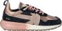 Kaotiko Detroit Faded Woman Sneakers Leren Sneaker Dames Multi - Thumbnail 1