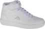 Kappa Stijlvolle Mid-Top Unisex Sneakers White - Thumbnail 1