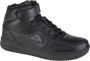 Kappa Bash Mid Fur 242799-1111 Unisex Zwart Sneakers - Thumbnail 1