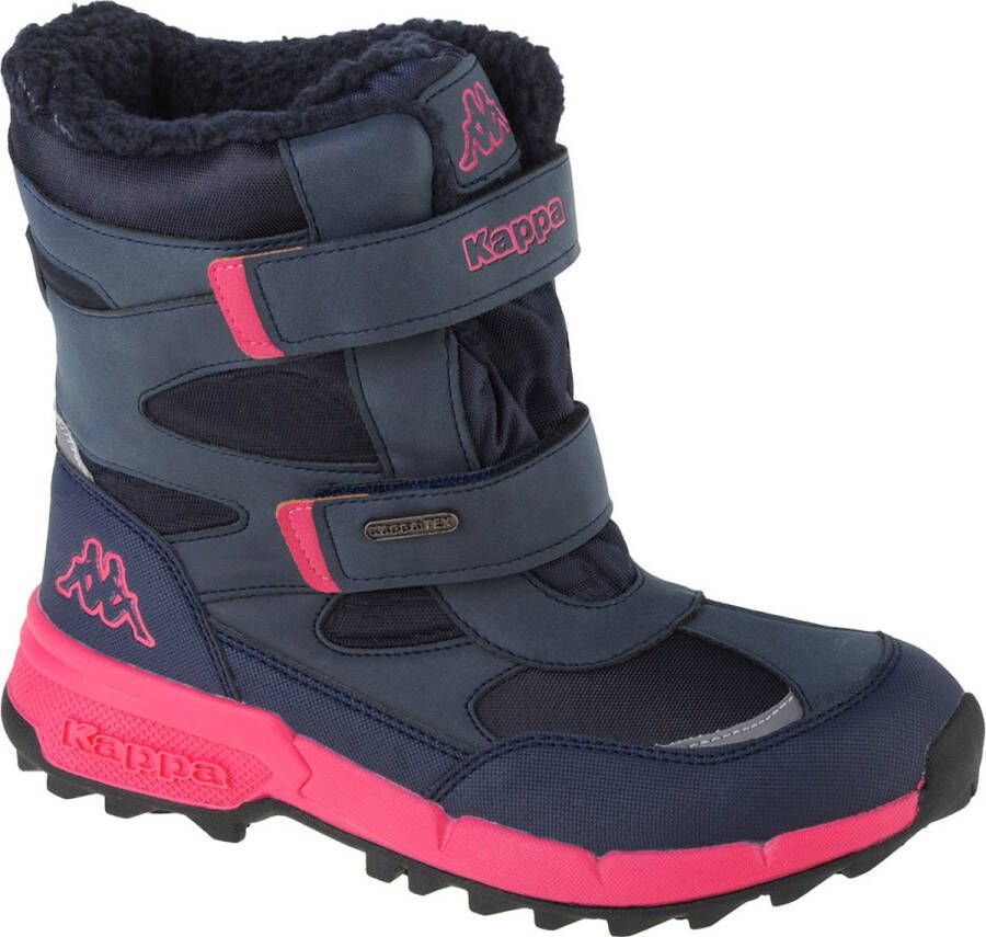 Kappa unisex kinderlaarzen Tieners winterschoenen gevoerd 260903T Marine Roze