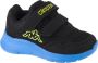 Kappa Cracker II BC M 280009BCM-1160 voor een jongen Zwart Sneakers - Thumbnail 1