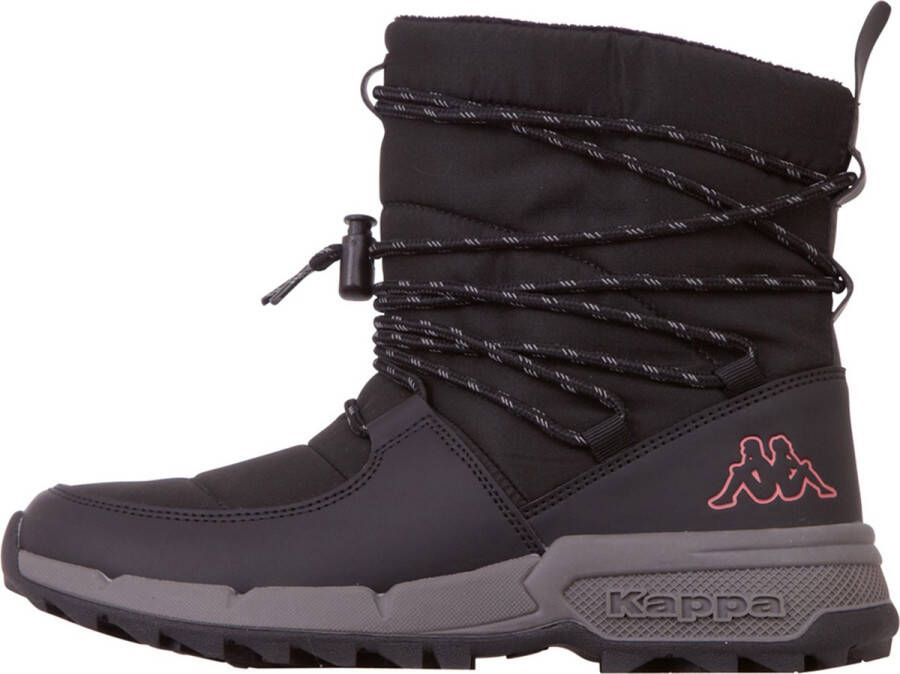 Kappa dames enkellaarzen winterschoenen laarzen 243239 zwart roze