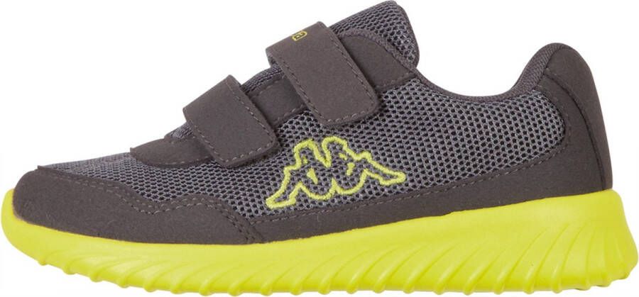 Kappa jongenssneakers kindersneakers 260687K grijs geel