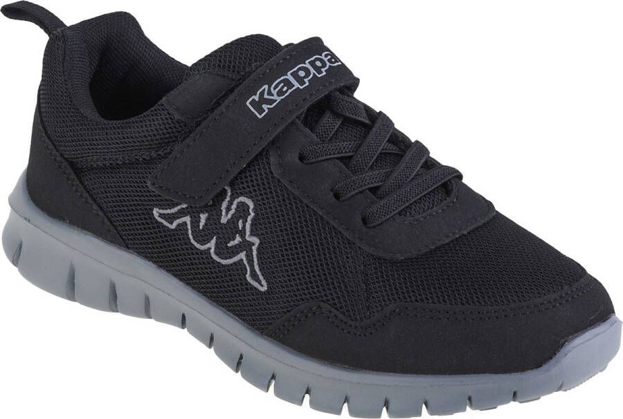 Kappa Kinder Sneaker mit geriffelter Sohle 260982BCK Black Grey