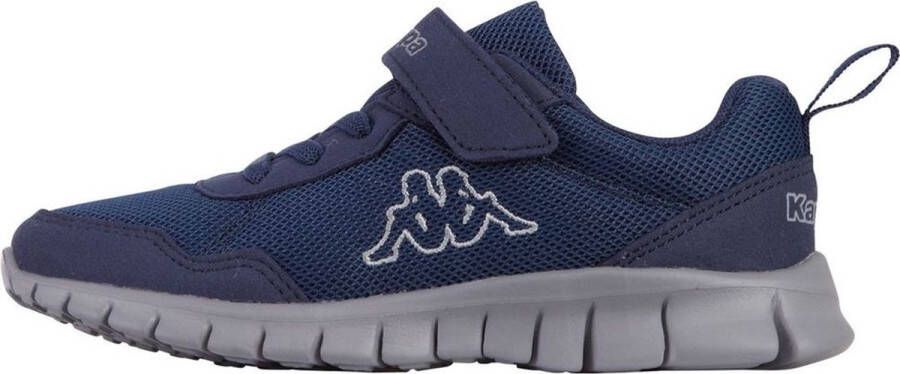 Kappa Kinder Sneaker mit geriffelter Sohle 260982BCK Navy Grey