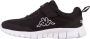 Kappa Leichter Sneaker für Kinder 260982K Black White - Thumbnail 1