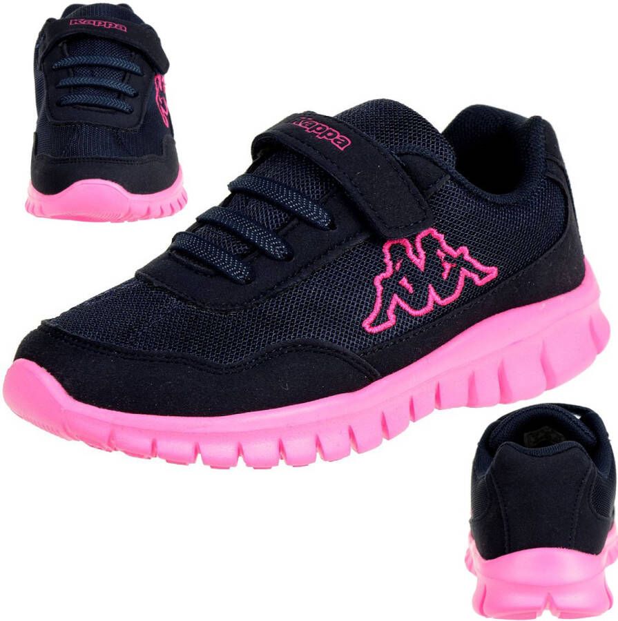 Kappa meisjes sneaker Follow BC K schoenen blauw roze