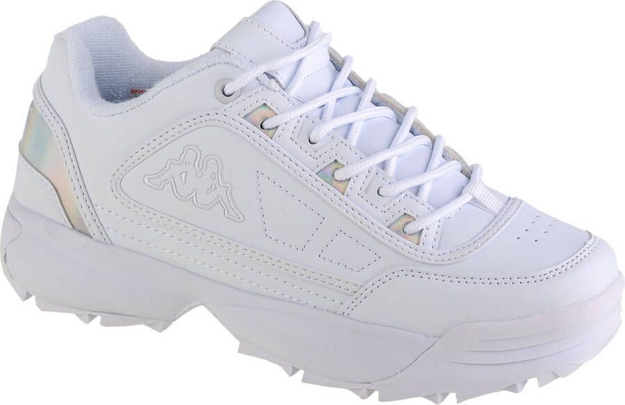 Kappa Rave 242681G Vrouwen Wit Sneakers