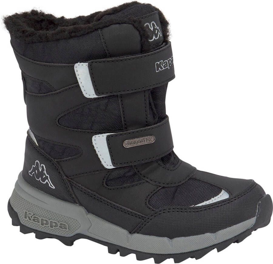 Kappa unisex kinderlaarzen Tieners winterschoenen gevoerd 260903T zwart