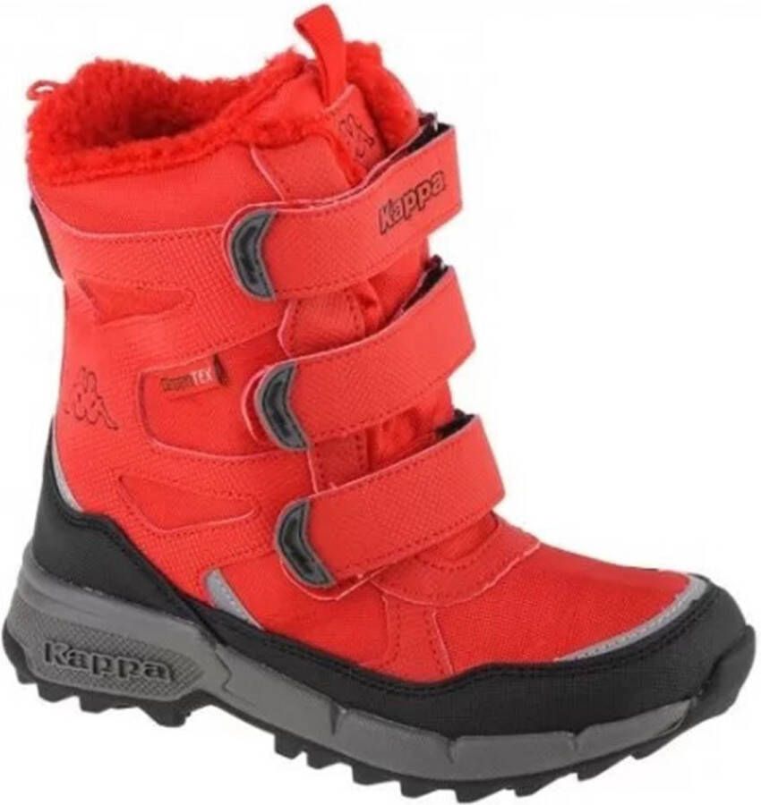 Kappa unisex kinderlaarzen winterschoenen gevoerd rood 260902T