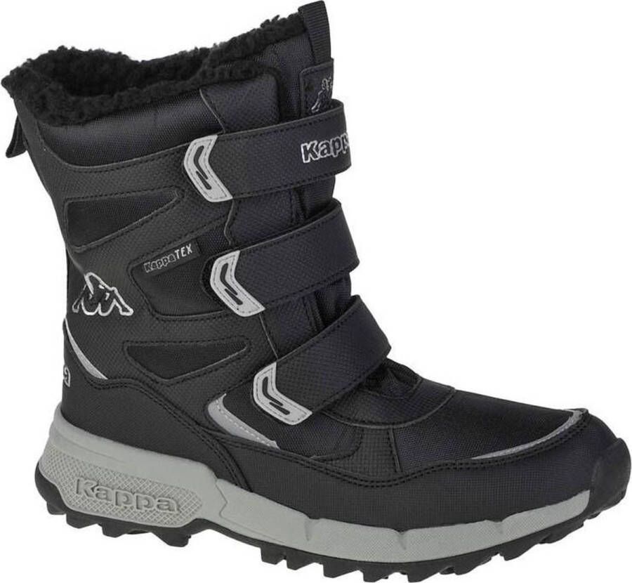 Kappa Unisex kinderlaarzen Winterschoenen gevoerd zwart 260902T