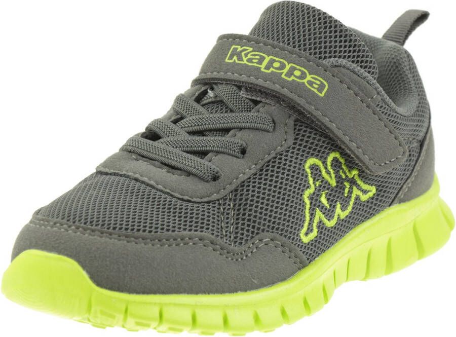 Kappa Kinder Sneaker mit geriffelter Sohle 260982BCK Grey Lime