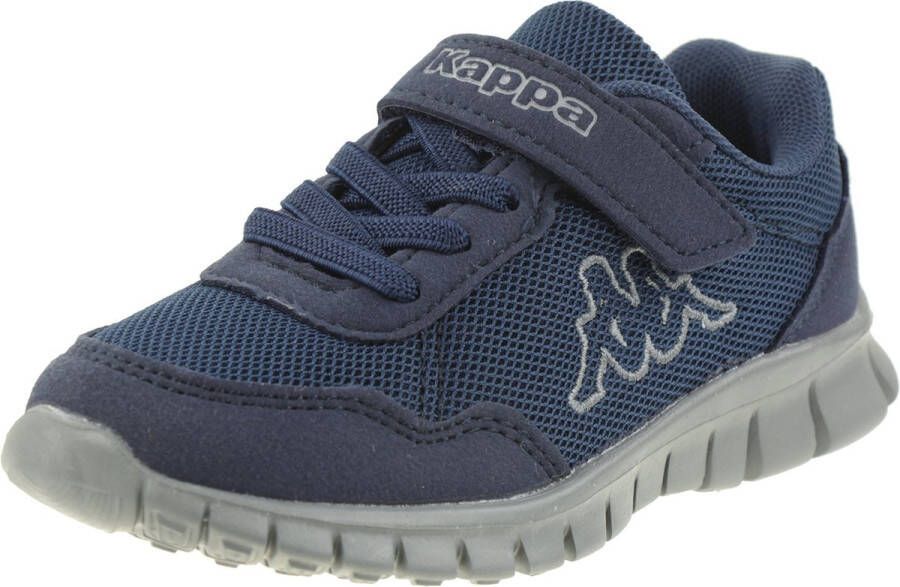 Kappa Kinder Sneaker mit geriffelter Sohle 260982BCK Navy Grey