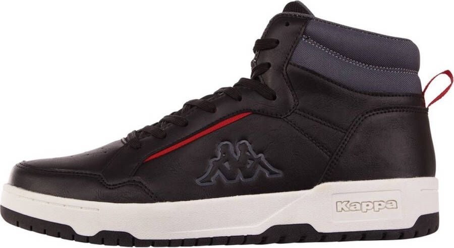 Kappa Unisex Mid Cut Sneaker 243317 Black Grey