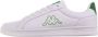 Kappa Unisex Retro Sneaker 243352 White Green - Thumbnail 1