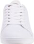 Kappa Unisex Sneaker mit buntem Fersendetail 243049 White Sand - Thumbnail 1