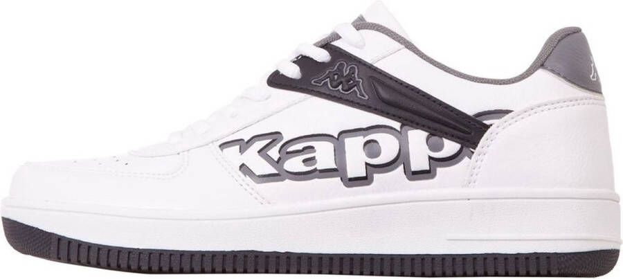 Kappa Unisex Sneaker mit Kontrast Details 243241FO White Black