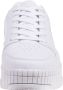 Kappa Unisex Sneaker mit Plateausohle 243235 White Multi - Thumbnail 1