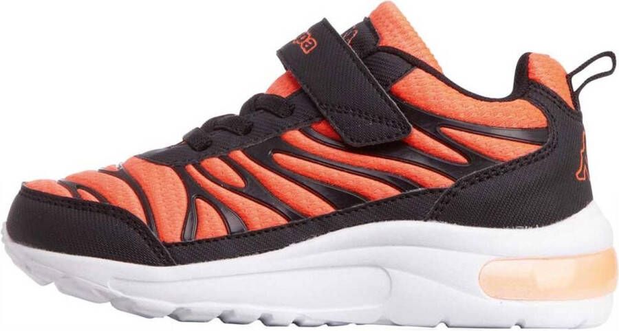 Kappa unisex sneaker sportschoenen 260785K zwart oranje