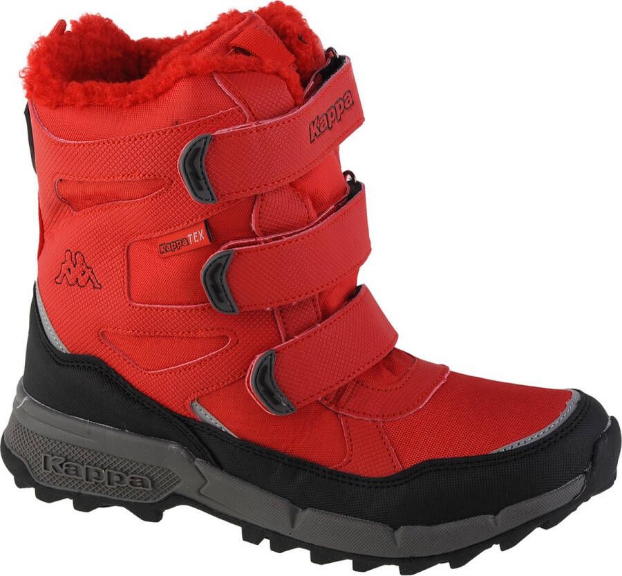 Kappa unisex kinderlaarzen winterschoenen gevoerd rood 260902T