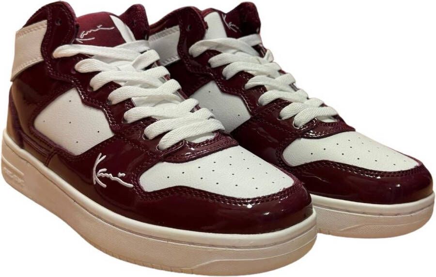 Karl Kani 89 High Prm Basketball Schoenen Burgundy White maat: 38.5 beschikbare maaten:42.5 36.5 37.5 38.5 39 40.5