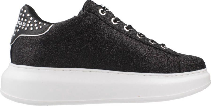 Karl Lagerfeld KAPRI STUD ZIP LO LACE Zwart