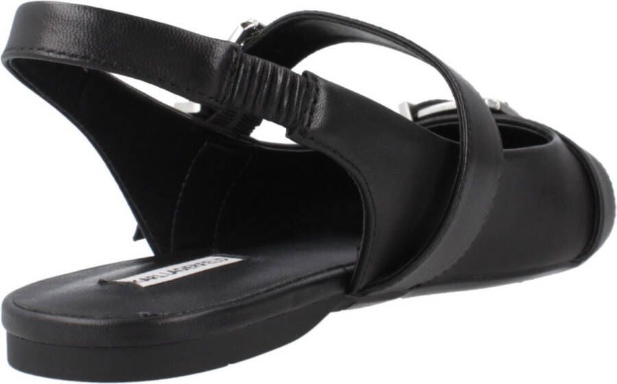 Karl Lagerfeld Konnie Double Buckle Sling in zwart