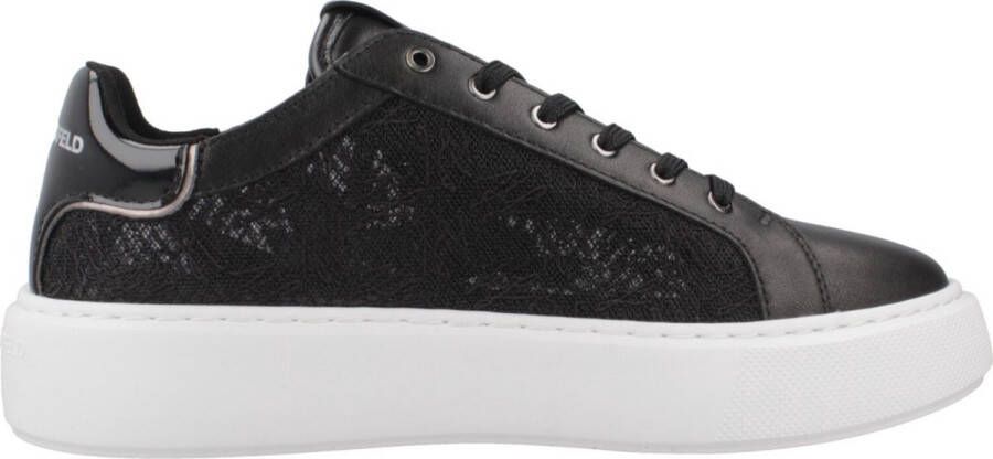 Karl Lagerfeld Low-Top Sneakers Maxi Kup Autograph Lace Lo in zwart