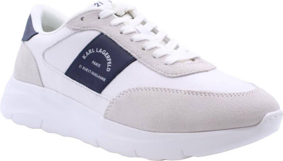 Karl Lagerfeld Luxe Sneaker Verhoog Stijl White