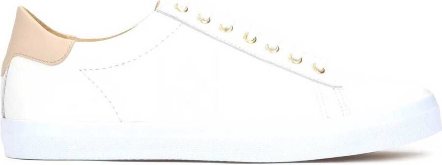 Kazar Dames witte sneakers White Dames