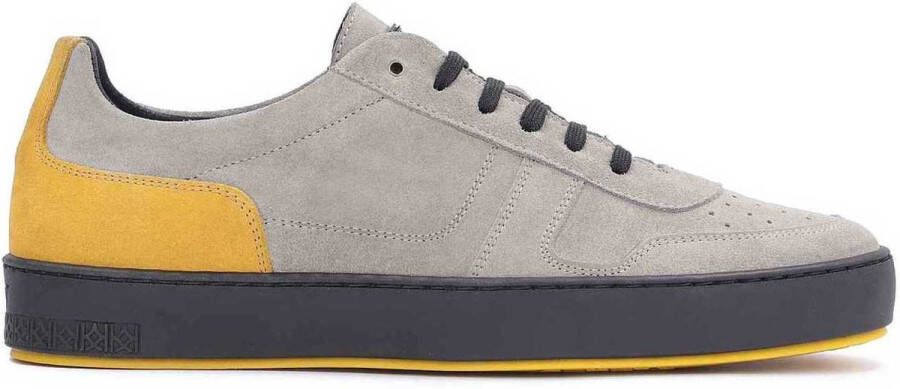 Kazar Grijze suède vetersneakers voor heren Multicolor Heren