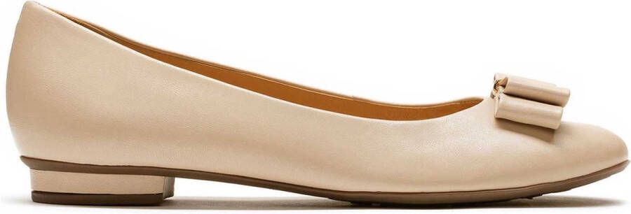 Kazar Dames beige ballerina's Beige Dames