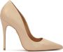 Kazar Beige klassieke leren pumps Beige Dames - Thumbnail 1